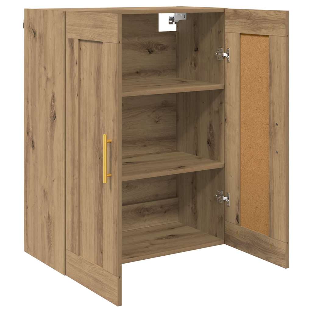 Armario de pared Roble artesanal 69,5 x 34 x 90 cm