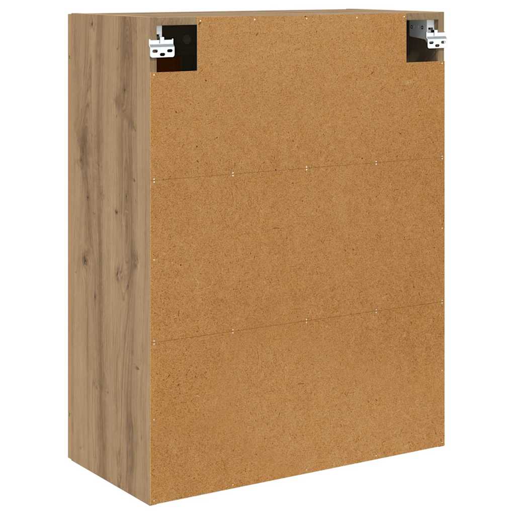 Armario de pared Roble artesanal 69,5 x 34 x 90 cm