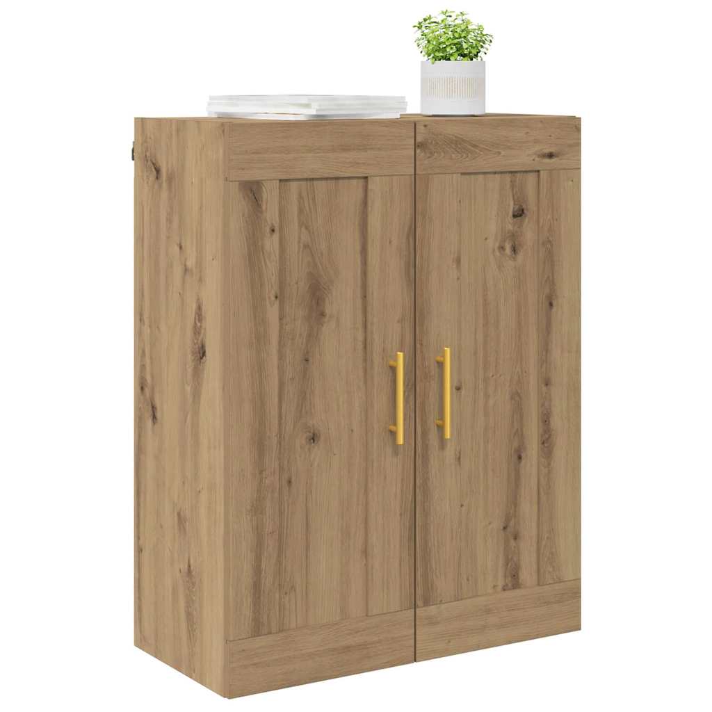 Armario de pared Roble artesanal 69,5 x 34 x 90 cm