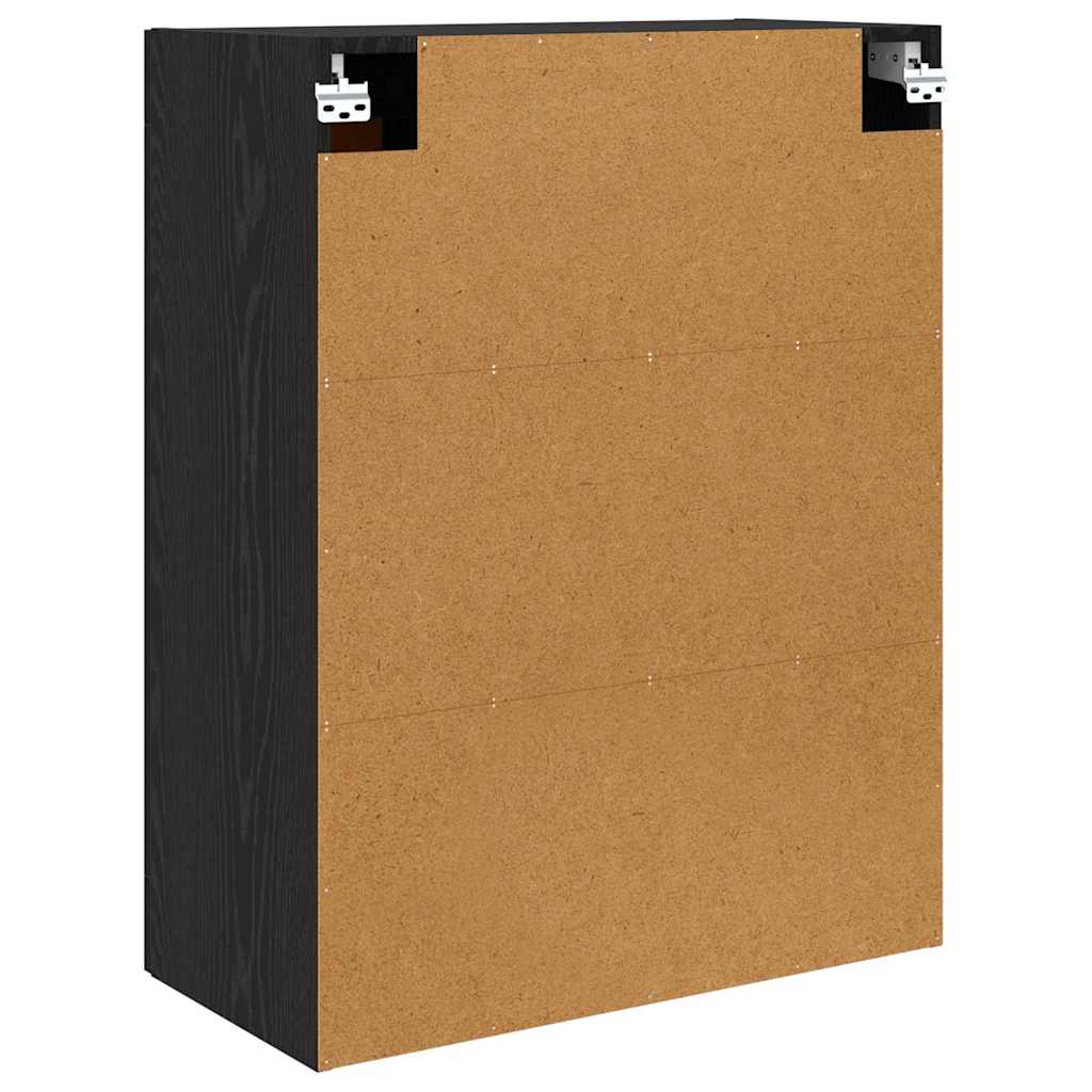 Armario de pared Roble Negro 69,5 x 34 x 90 cm