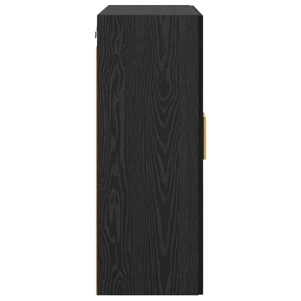 Armario de pared Roble Negro 69,5 x 34 x 90 cm