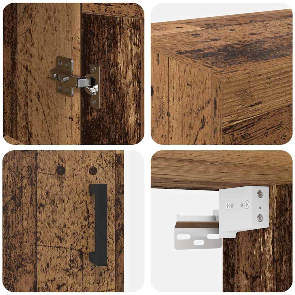 Armario de pared Madera Vieja 69,5 x 34 x 90 cm