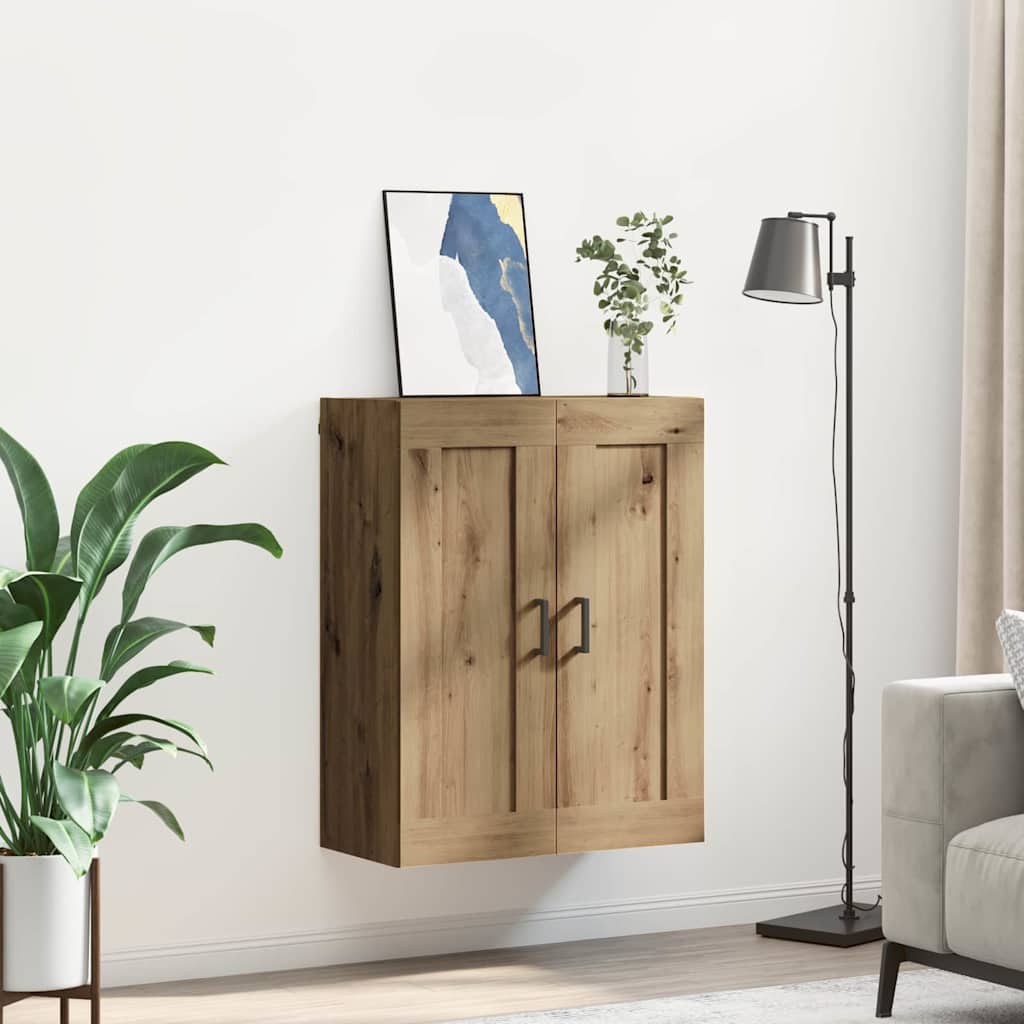Armario de pared Roble artesanal 69,5 x 34 x 90 cm
