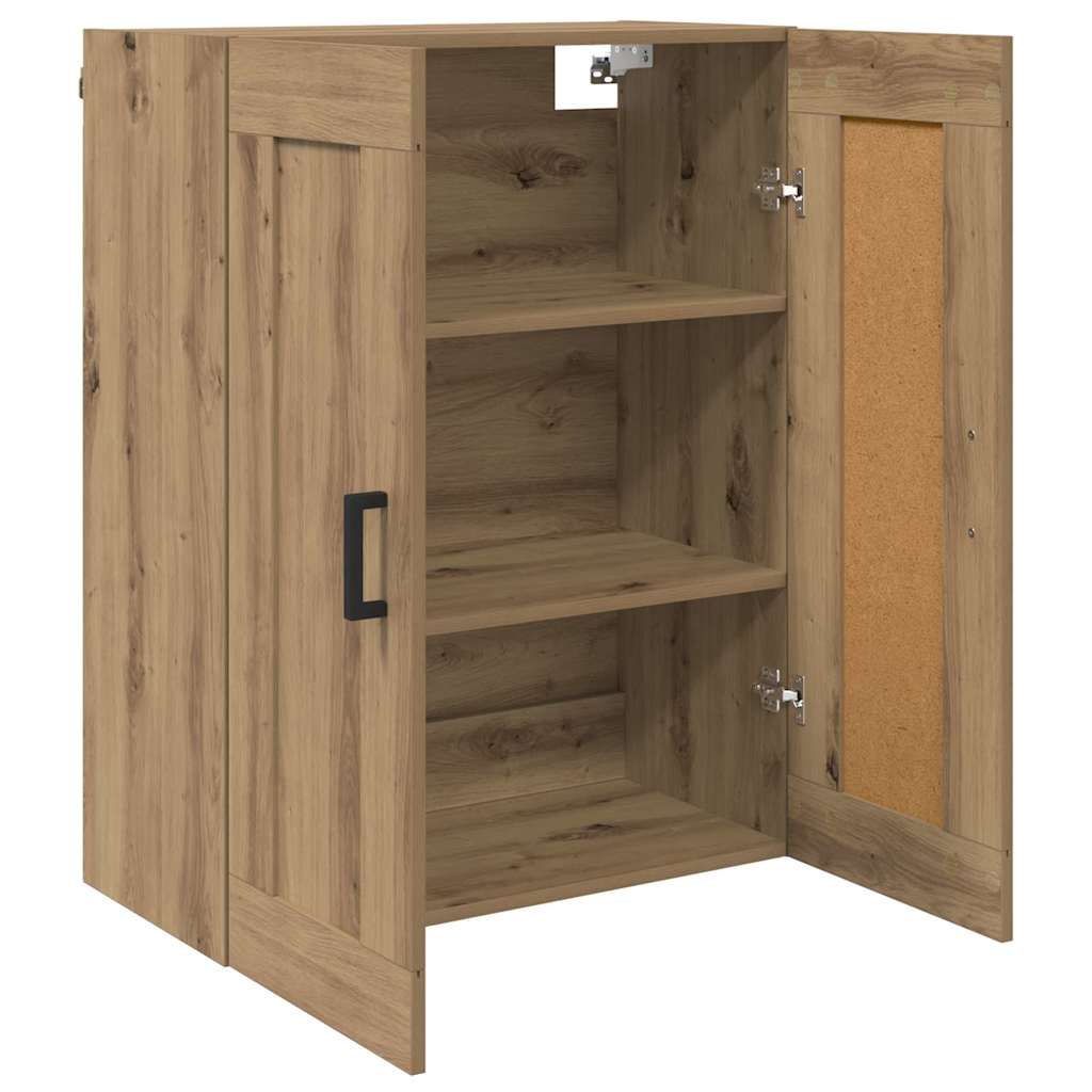 Armario de pared Roble artesanal 69,5 x 34 x 90 cm
