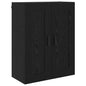 Wall Cabinet Black Oak 69.5 x 34 x 90 cm