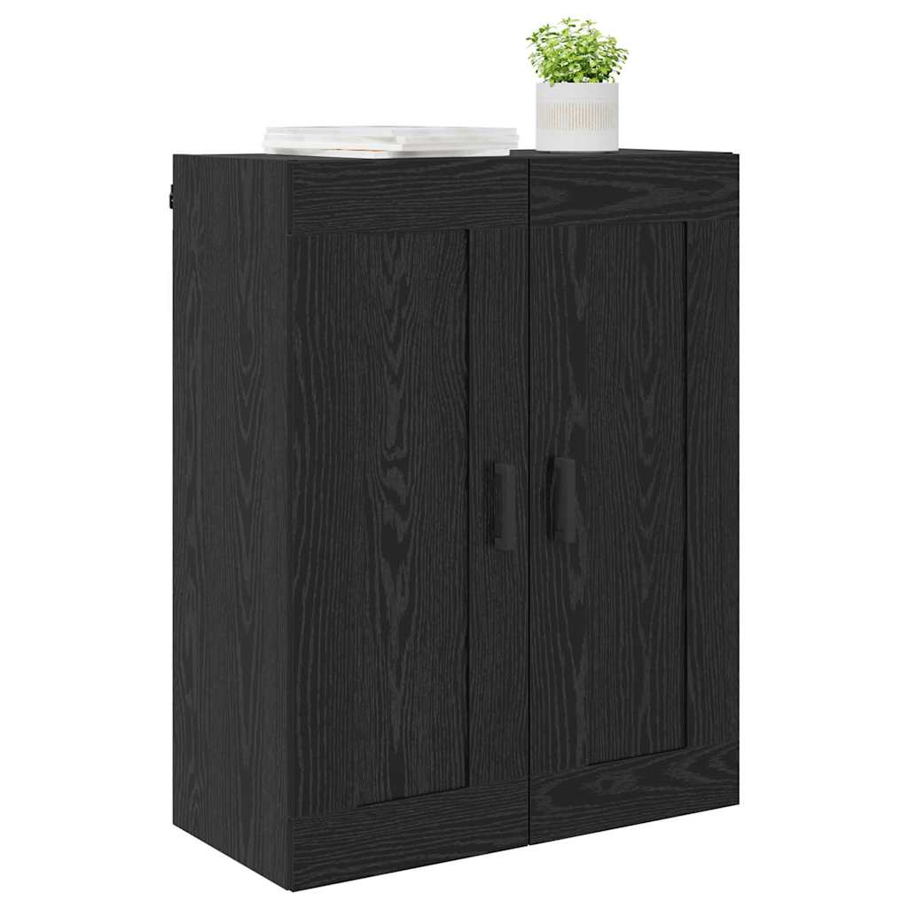 Armario de pared Roble Negro 69,5 x 34 x 90 cm