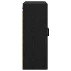 Armario de pared Roble Negro 69,5 x 34 x 90 cm