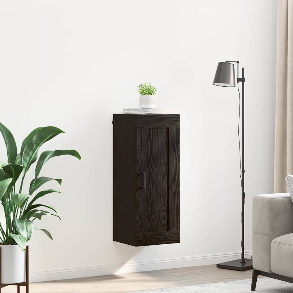 Armario de pared Roble Negro 34,5 x 34 x 90 cm