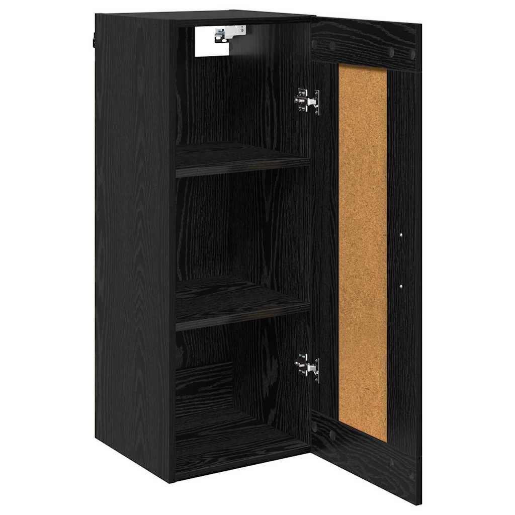 Armario de pared Roble Negro 34,5 x 34 x 90 cm