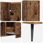 Vitrina Madera Vieja 100 x 36 x 60 cm Madera contrachapada