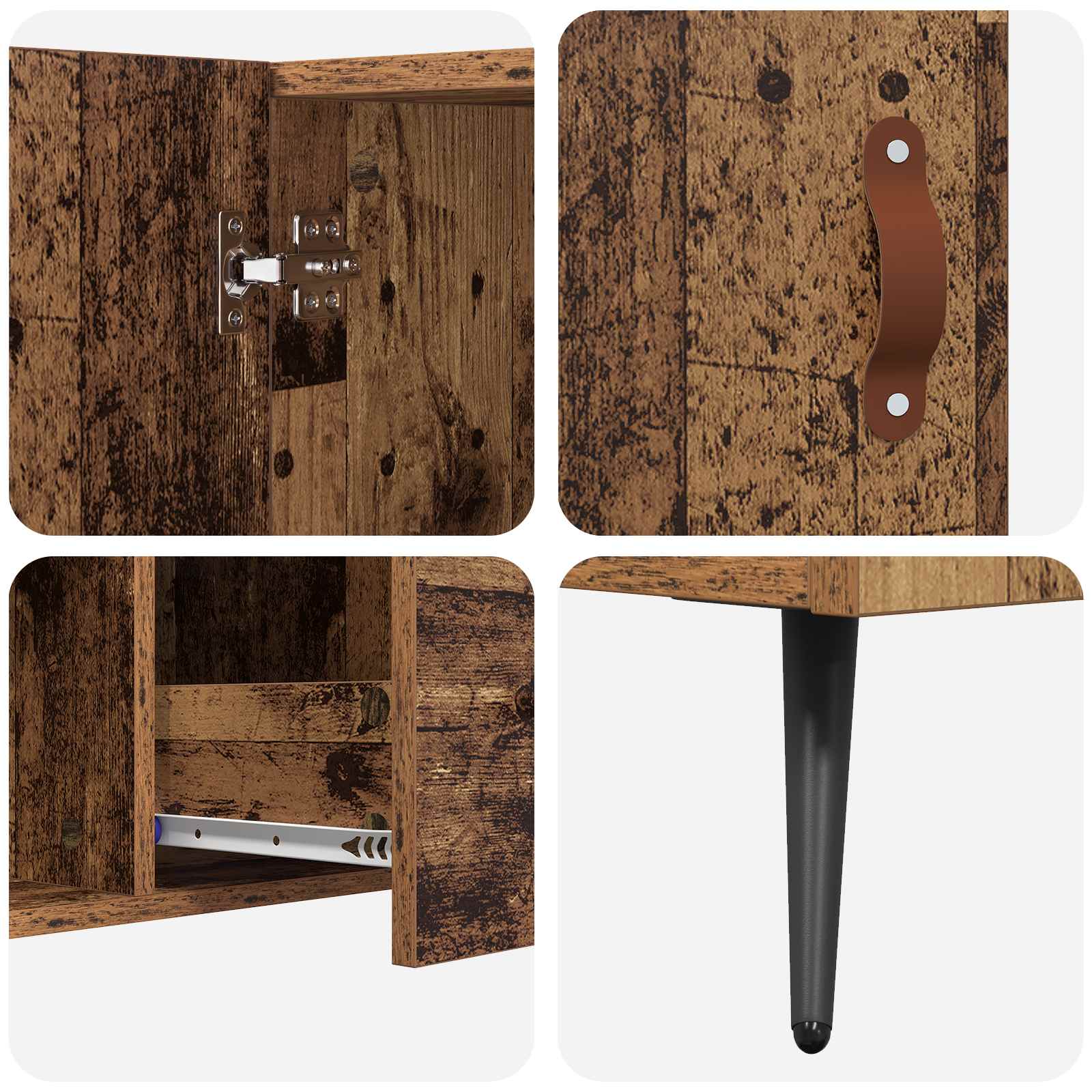 Vitrina Madera Vieja 100 x 36 x 60 cm Madera contrachapada
