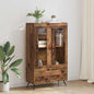 Cupboard with Drawer Old Wood 69.5 x 31 x 115 cm