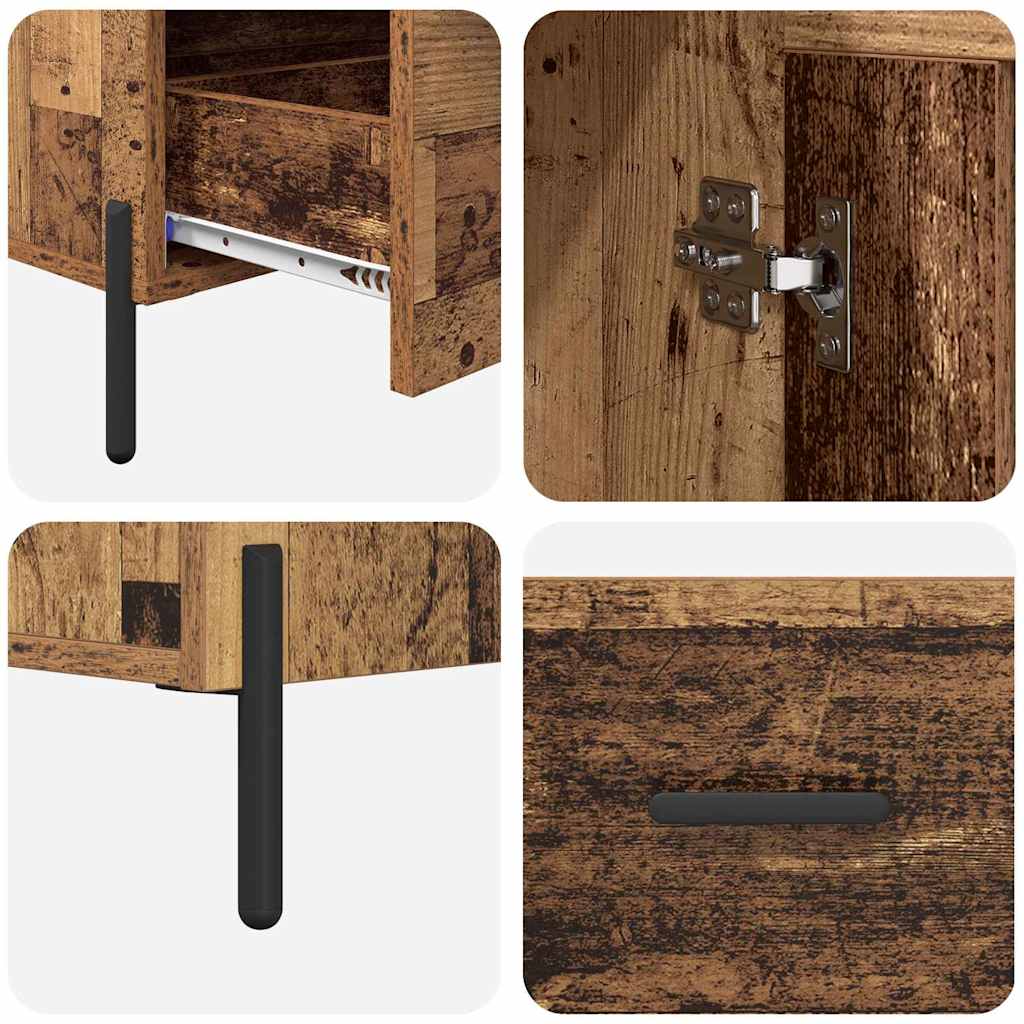 Alacena con cajón Corona Madera Vieja 69,5 x 31 x 115 cm