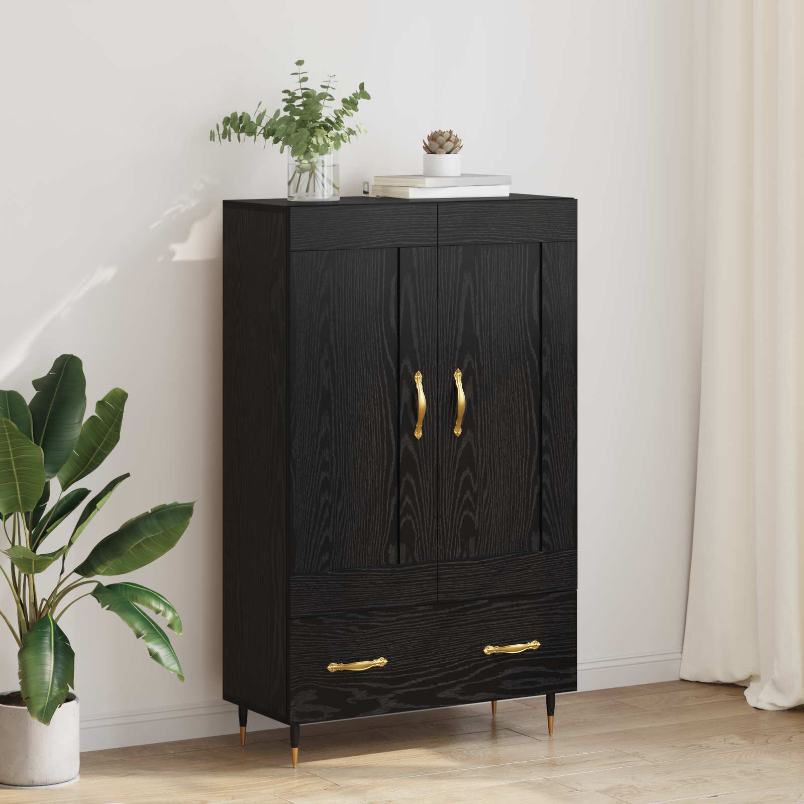 Old Wooden Cupboard 69.5 x 31 x 115 cm Plywood