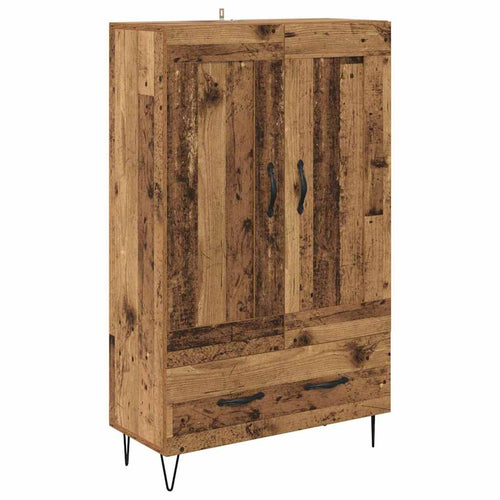 Old Wooden Cupboard 69.5 x 31 x 115 cm Plywood