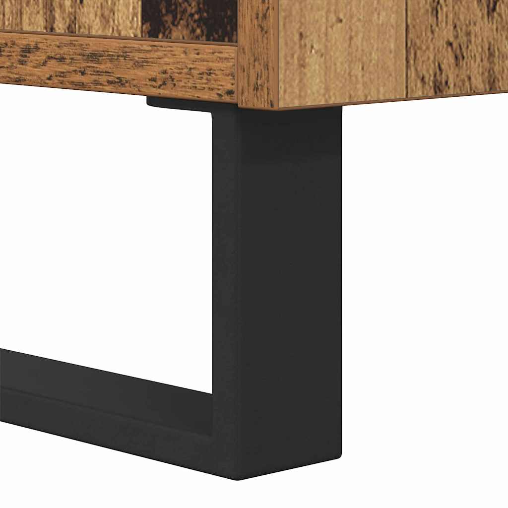 Mesa de Café Madera envejecida 90 x 60 x 35 cm