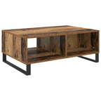 Mesa de Café Madera envejecida 90 x 60 x 35 cm