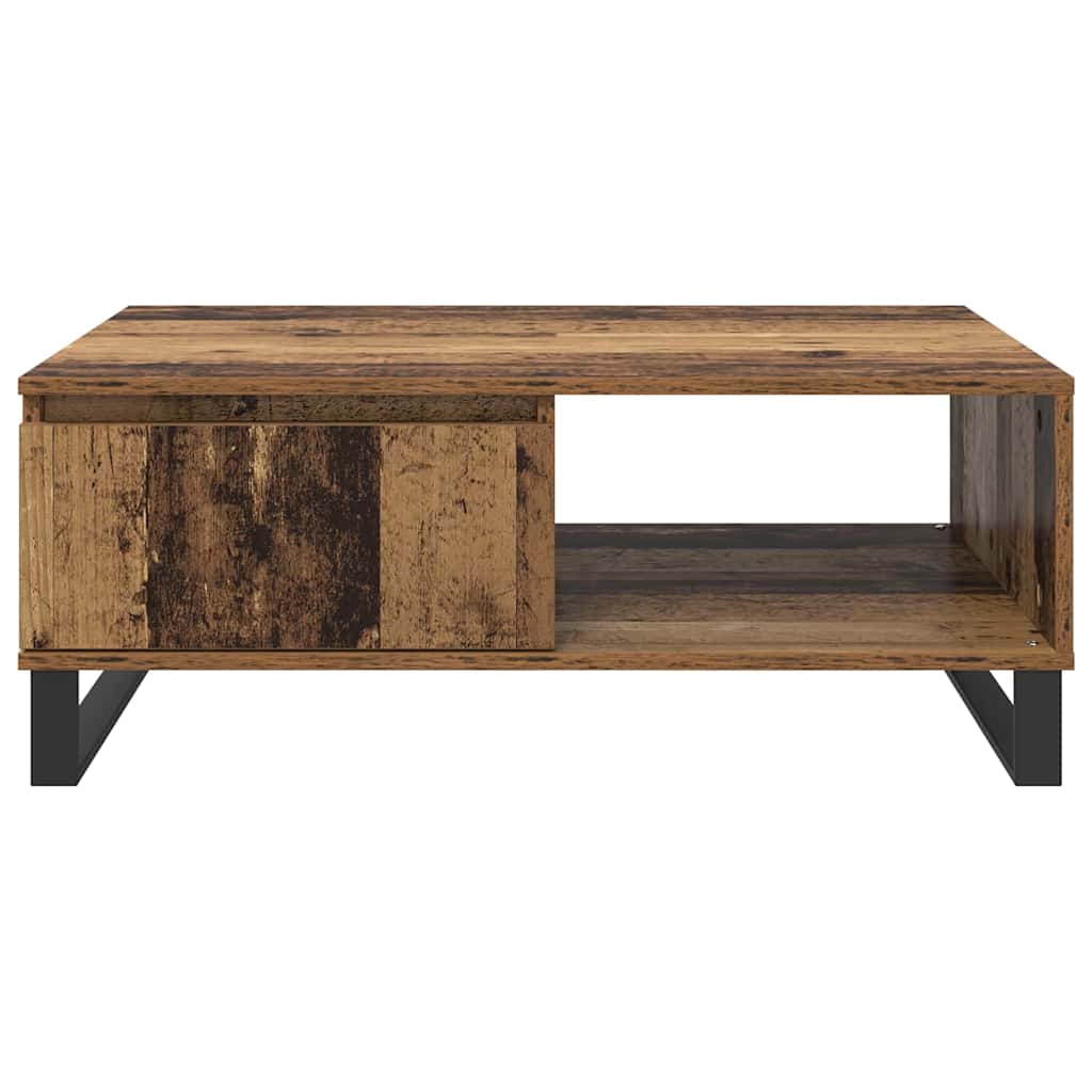 Mesa de Café Madera envejecida 90 x 60 x 35 cm