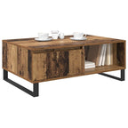 Mesa de Café Madera envejecida 90 x 60 x 35 cm