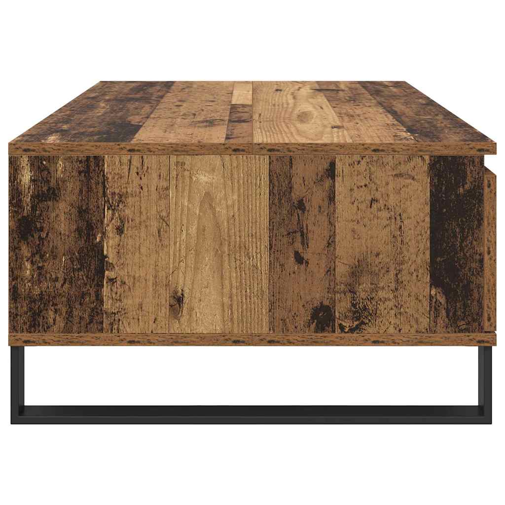 Mesa de Café Madera envejecida 90 x 60 x 35 cm