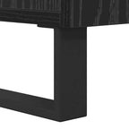Mesa de Café Roble Negro 90 x 60 x 35 cm Madera de ingeniería