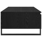 Mesa de Café Roble Negro 90 x 60 x 35 cm Madera de ingeniería
