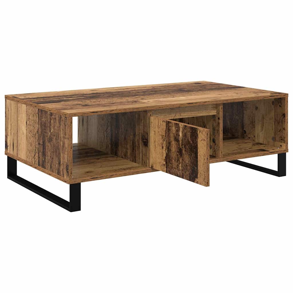 Mesa de Café Madera vieja 104 x 60 x 35 cm Madera de ingeniería