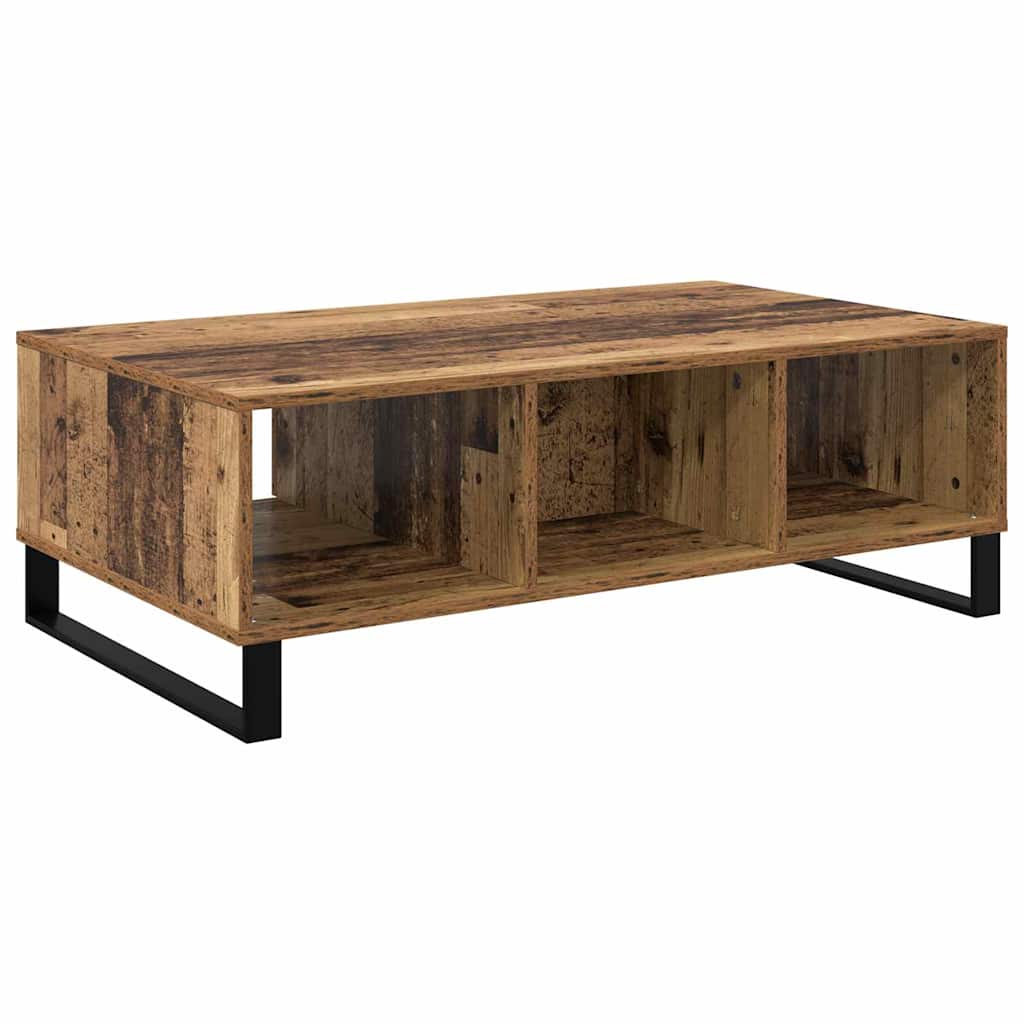 Mesa de Café Madera vieja 104 x 60 x 35 cm Madera de ingeniería