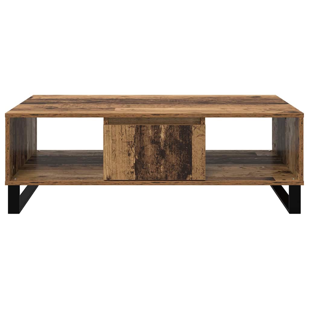 Mesa de Café Madera vieja 104 x 60 x 35 cm Madera de ingeniería