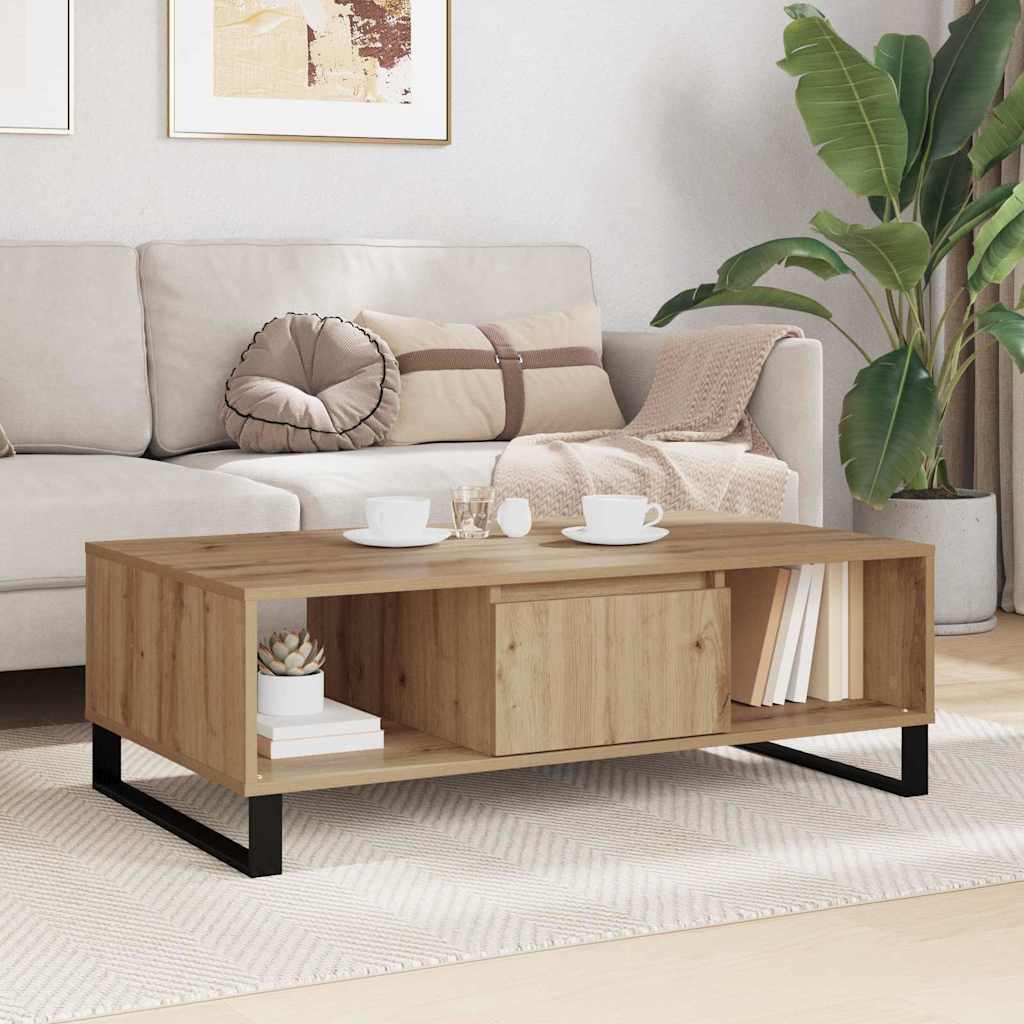 Mesa de Café Roble artesanal 104 x 60 x 35 cm