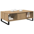 Mesa de Café Roble artesanal 104 x 60 x 35 cm