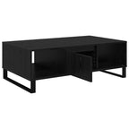 Mesa de Café Roble Negro 104 x 60 x 35 cm Madera de ingeniería