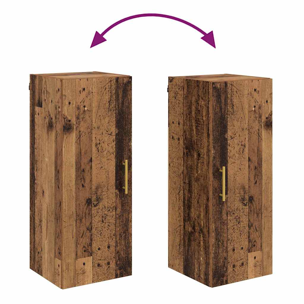 Armario de pared Madera Vieja 34,5 x 34 x 90 cm