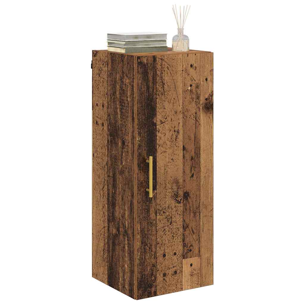 Armario de pared Madera Vieja 34,5 x 34 x 90 cm