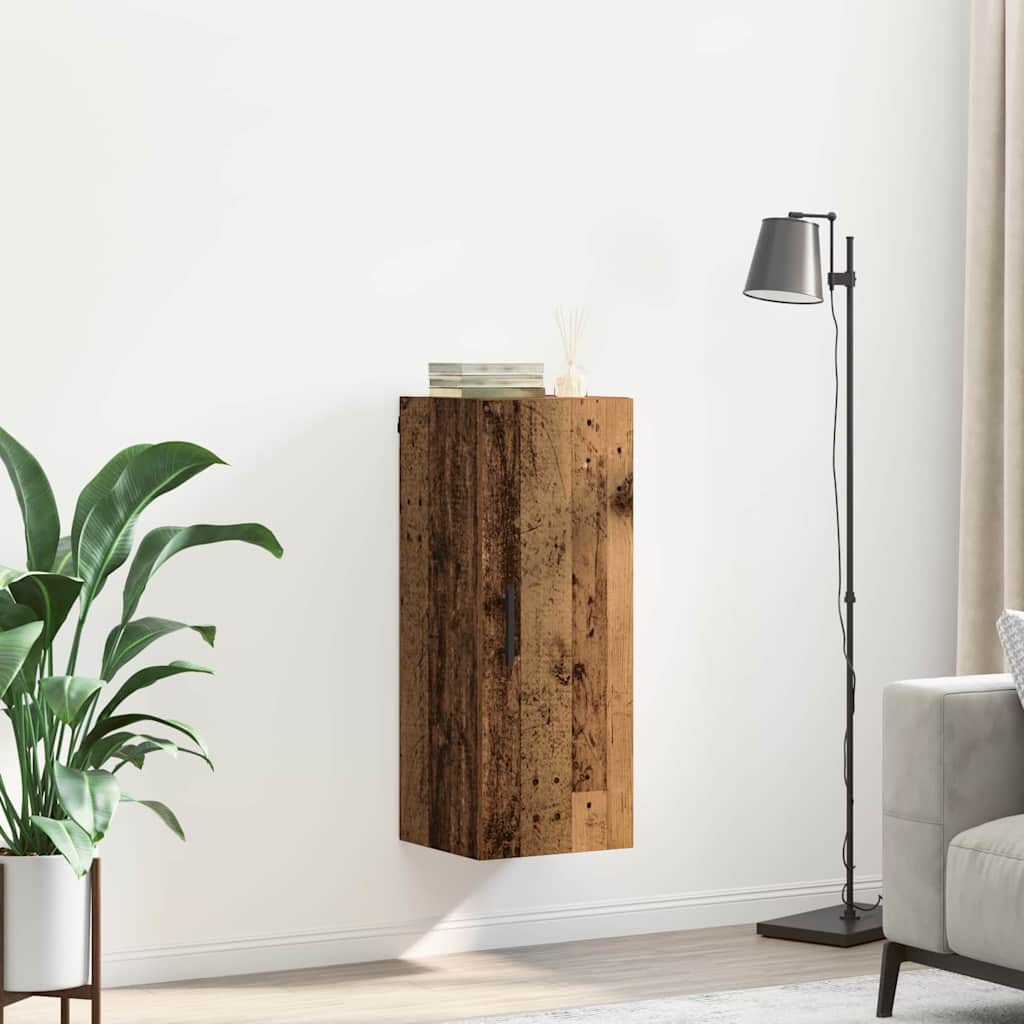 Armario de pared Madera Vieja 34,5 x 34 x 90 cm
