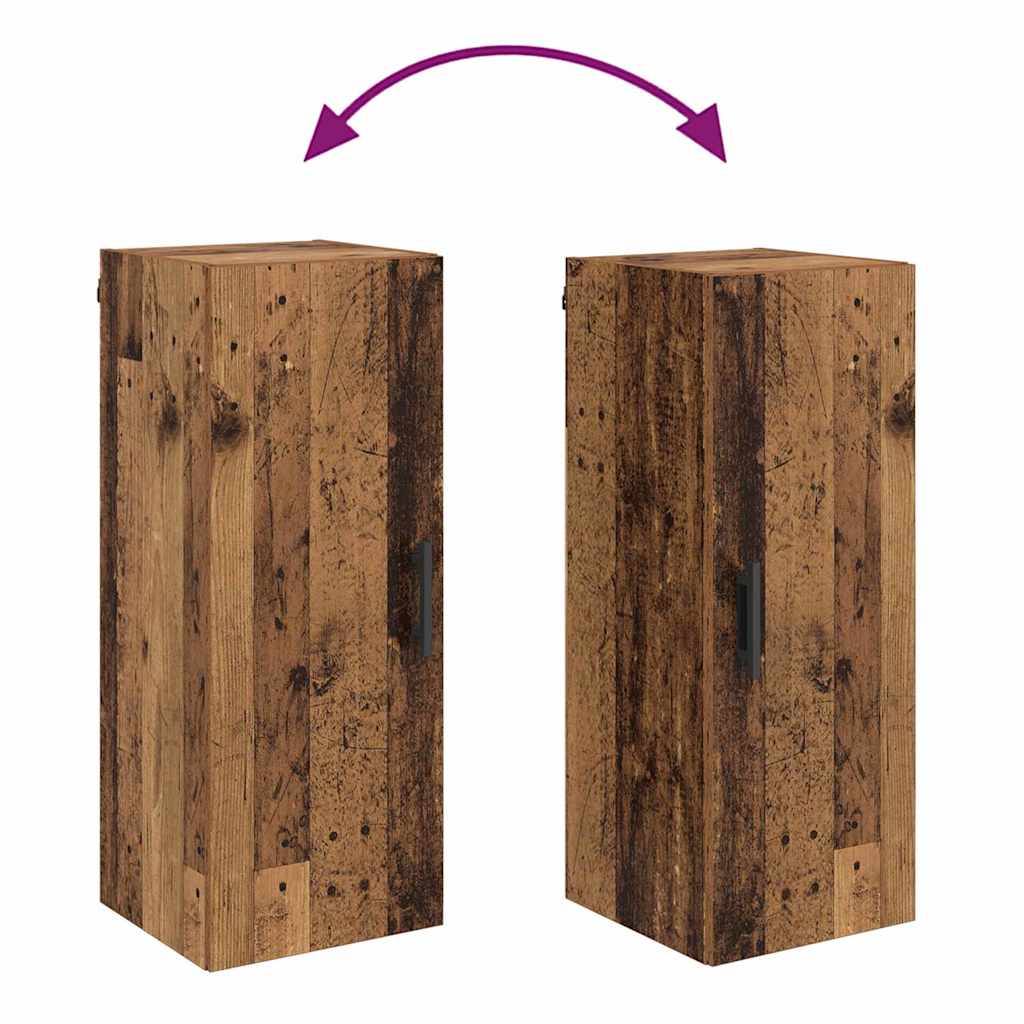 Armario de pared Madera Vieja 34,5 x 34 x 90 cm