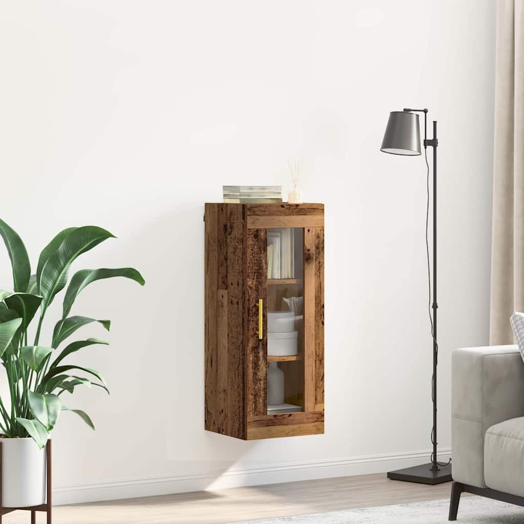 Armario de pared Madera Vieja 34,5 x 34 x 90 cm