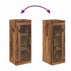 Armario de pared Madera Vieja 34,5 x 34 x 90 cm