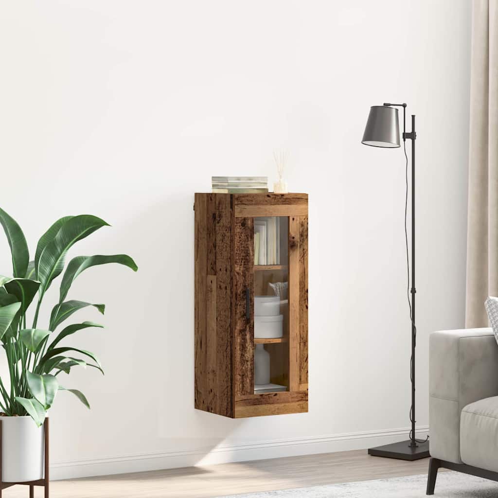 Armario de pared Madera Vieja 34,5 x 34 x 90 cm