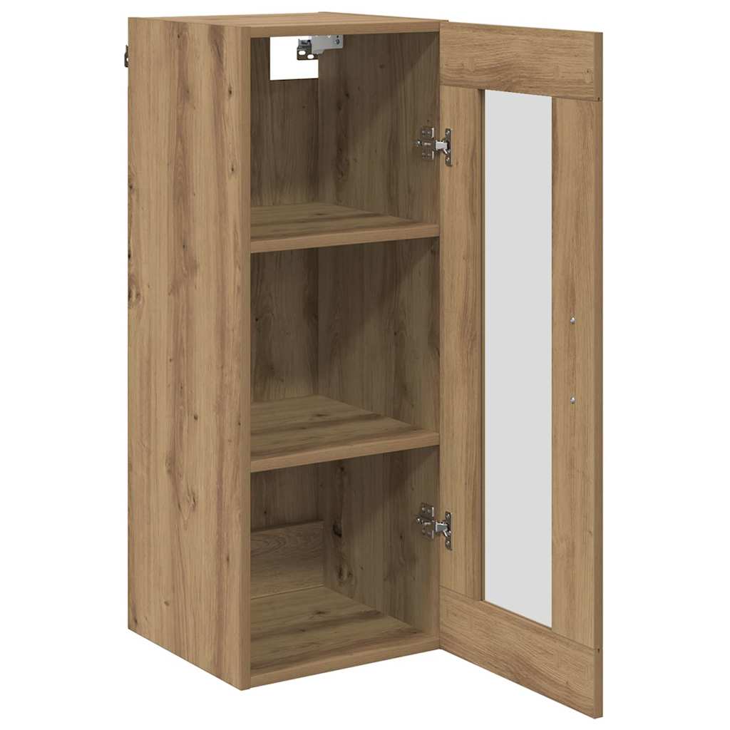 Armario de pared Roble artesanal 34,5 x 34 x 90 cm