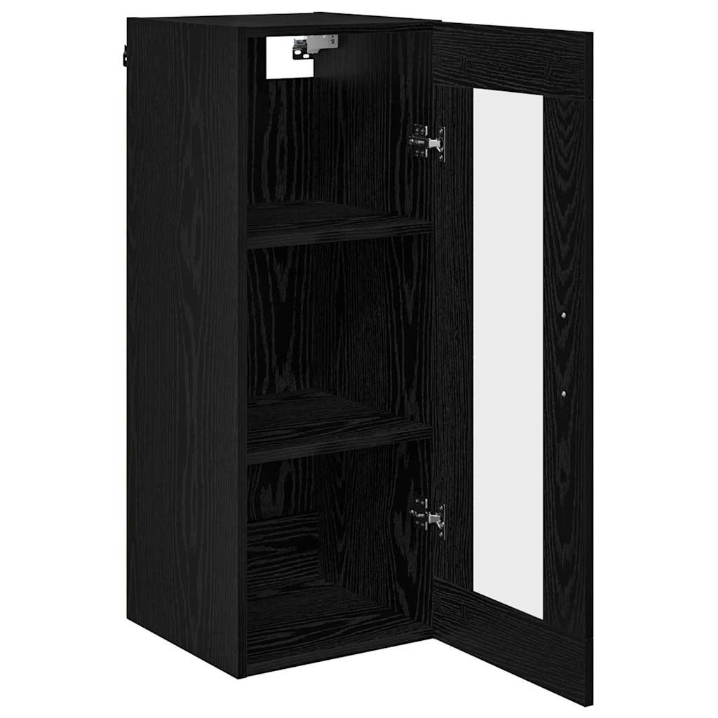 Armario de pared Roble Negro 34,5 x 34 x 90 cm