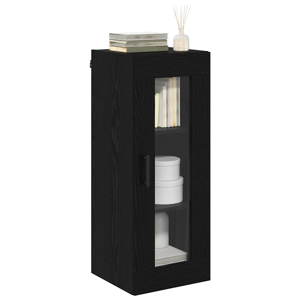 Armario de pared Roble Negro 34,5 x 34 x 90 cm