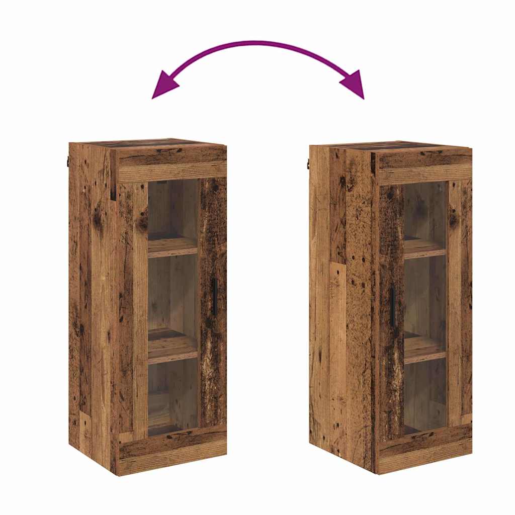 Armario de pared Madera Vieja 34,5 x 34 x 90 cm