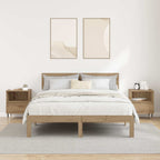 Armario de Noche 2 pcs Roble artesanal 40 x 35 x 50 cm