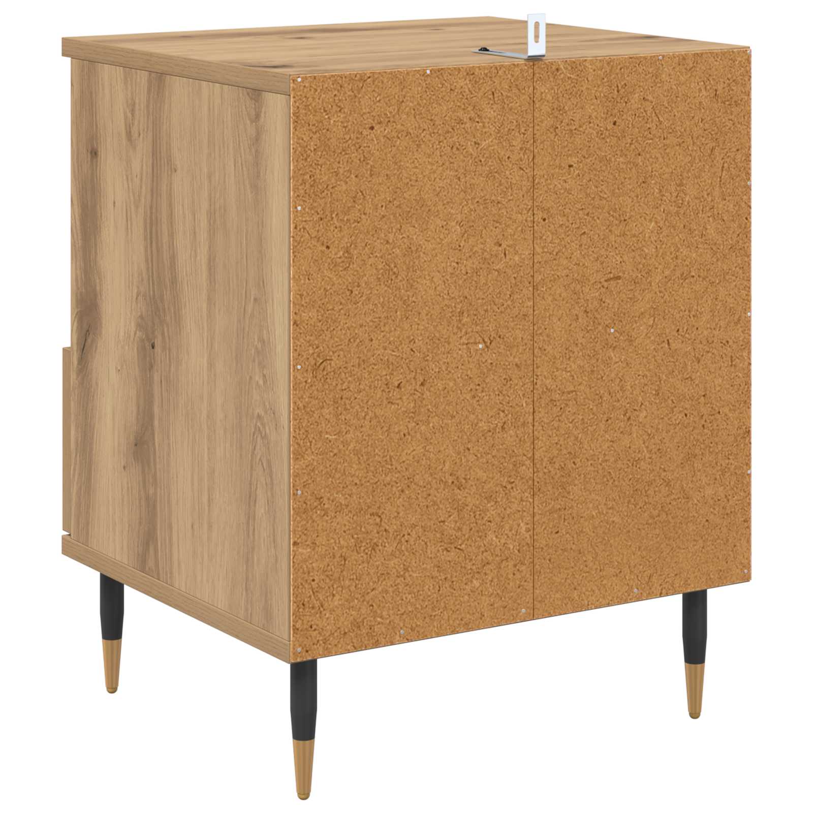 Armario de Noche 2 pcs Roble artesanal 40 x 35 x 50 cm