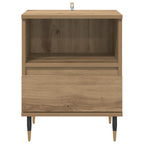 Armario de Noche 2 pcs Roble artesanal 40 x 35 x 50 cm