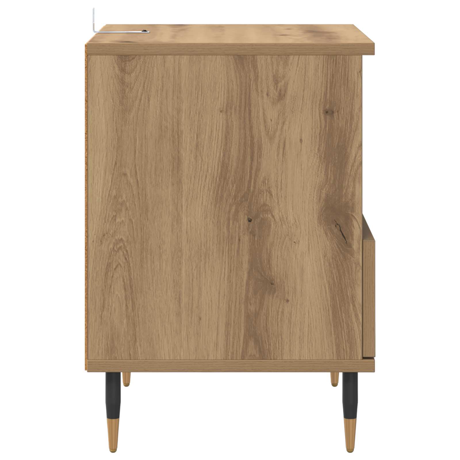 Armario de Noche 2 pcs Roble artesanal 40 x 35 x 50 cm