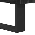 Armario de Noche con cajón 2 pcs Roble Negro 40 x 35 x 50 cm