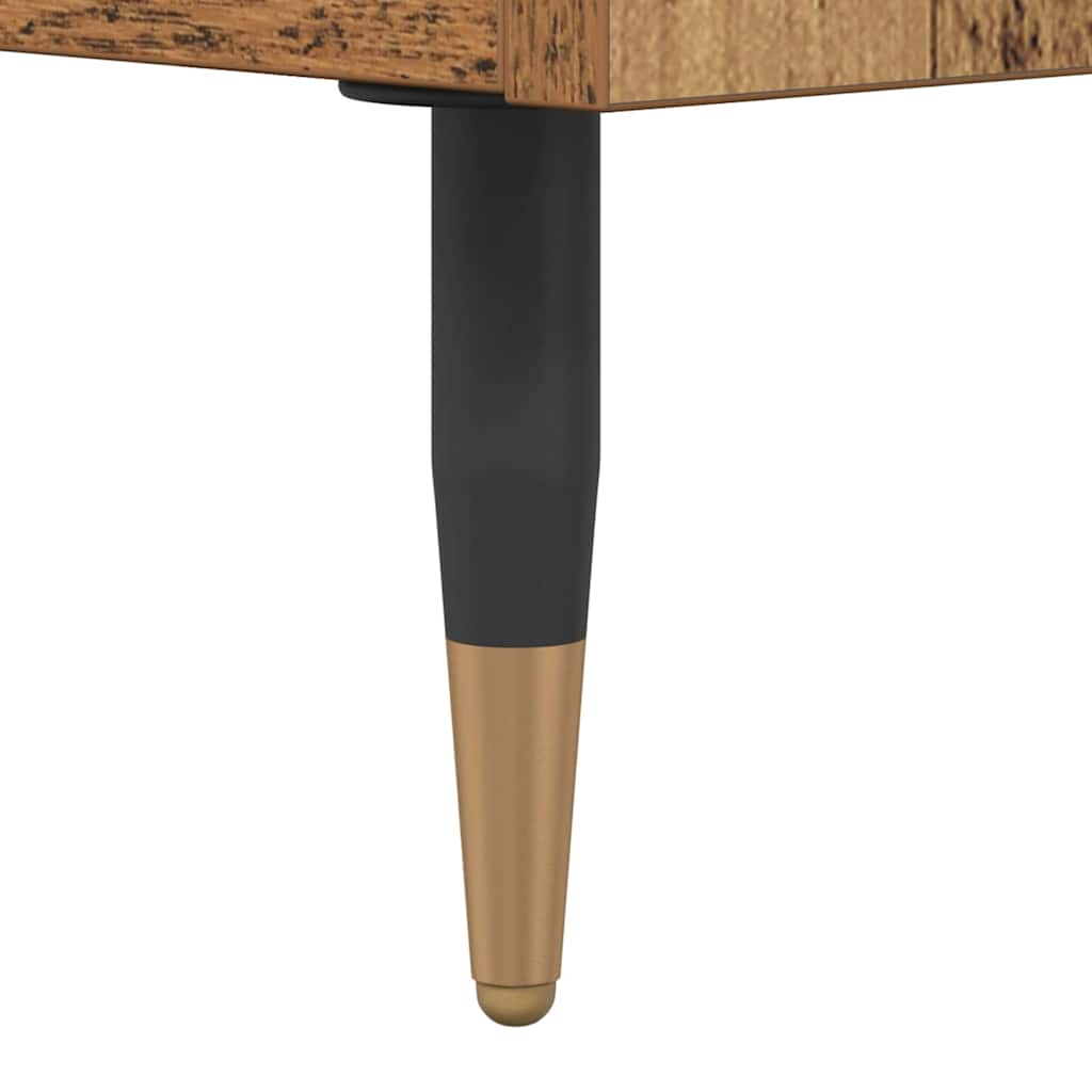 Mesa de Café con cajón Madera envejecida 102 x 44,5 x 50 cm