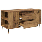 Mesa de Café con cajón Madera envejecida 102 x 44,5 x 50 cm